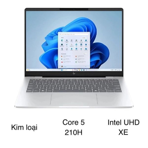 HP OmniBook 7 14-fs0043TU C1MN3PA (Intel Core 5 210H/ 16GB D5 ON/ 512GB/ 14'' 2K IPS/ Win 11 + OfficeH24/ IR / KB_Led/ Bạc)
